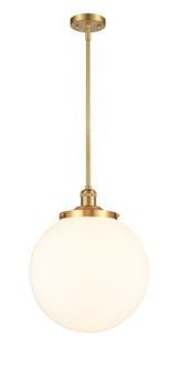 Franklin Restoration One Light Pendant in Satin Gold (405|201S-SG-G201-14)