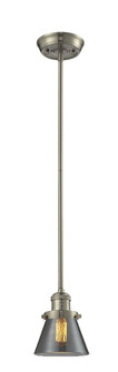 Franklin Restoration One Light Mini Pendant in Brushed Satin Nickel (405|201S-SN-G63)