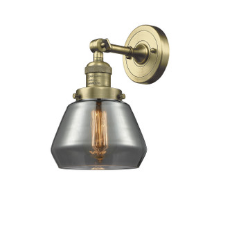 Franklin Restoration One Light Wall Sconce in Antique Brass (405|203-AB-G173)