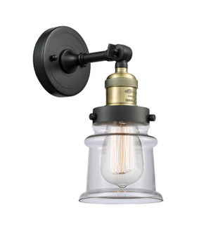 Franklin Restoration One Light Wall Sconce in Black Antique Brass (405|203-BAB-G182S)