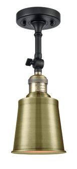 Franklin Restoration One Light Wall Sconce in Black Antique Brass (405|203-BAB-M9-AB)