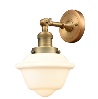 Franklin Restoration One Light Wall Sconce in Brushed Brass (405|203-BB-G531)
