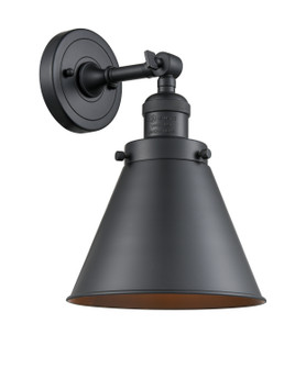 Franklin Restoration One Light Wall Sconce in Matte Black (405|203-BK-M13-BK)