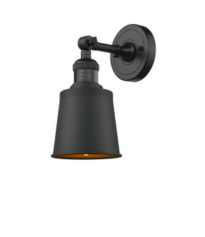 Franklin Restoration One Light Wall Sconce in Matte Black (405|203-BK-M9-BK)