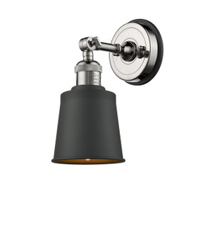 Franklin Restoration LED Wall Sconce in Polished Nickel (405|203BP-PN-M9-BK)