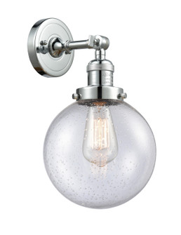 Franklin Restoration LED Wall Sconce in Polished Chrome (405|203-PC-G204-8-LED)