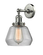 Franklin Restoration One Light Wall Sconce in Polished Nickel (405|203-PN-G172)