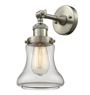 Franklin Restoration One Light Wall Sconce in Polished Nickel (405|203-PN-G192)