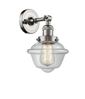 Franklin Restoration One Light Wall Sconce in Polished Nickel (405|203-PN-G532)