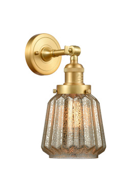 Franklin Restoration LED Wall Sconce in Satin Gold (405|203-SG-G146-LED)