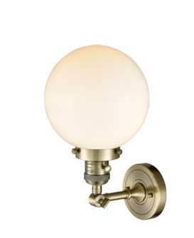Franklin Restoration One Light Wall Sconce in Antique Brass (405|203SW-AB-G201-8)
