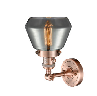 Franklin Restoration One Light Wall Sconce in Antique Copper (405|203SW-AC-G173)