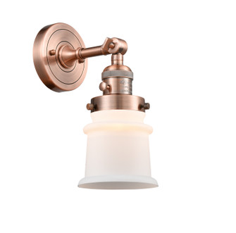 Franklin Restoration One Light Wall Sconce in Antique Copper (405|203SW-AC-G181S)