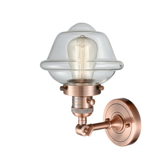 Franklin Restoration One Light Wall Sconce in Antique Copper (405|203SW-AC-G532)