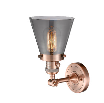 Franklin Restoration One Light Wall Sconce in Antique Copper (405|203SW-AC-G63)