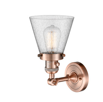 Franklin Restoration One Light Wall Sconce in Antique Copper (405|203SW-AC-G64)