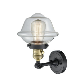 Franklin Restoration One Light Wall Sconce in Black Antique Brass (405|203SW-BAB-G532)