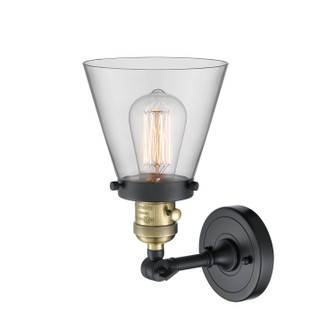 Franklin Restoration One Light Wall Sconce in Black Antique Brass (405|203SW-BAB-G62)