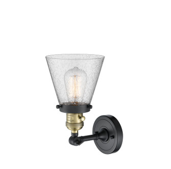 Franklin Restoration One Light Wall Sconce in Black Antique Brass (405|203SW-BAB-G64)