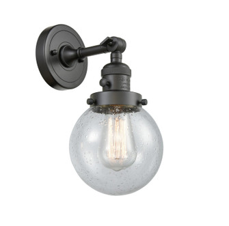 Franklin Restoration LED Wall Sconce in Oil Rubbed Bronze (405|203SW-OB-G204-6-LED)