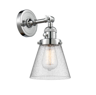 Franklin Restoration One Light Wall Sconce in Polished Chrome (405|203SW-PC-G64)
