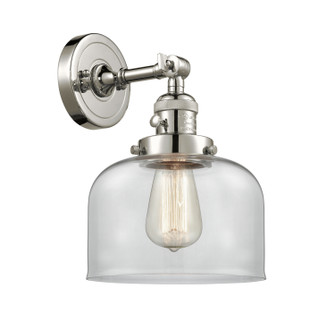 Franklin Restoration One Light Wall Sconce in Polished Nickel (405|203SW-PN-G72)