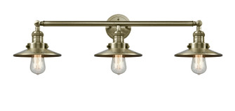 Franklin Restoration Three Light Bath Vanity in Antique Brass (405|205-AB-M4)