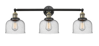 Franklin Restoration Three Light Bath Vanity in Black Antique Brass (405|205-BAB-G74)