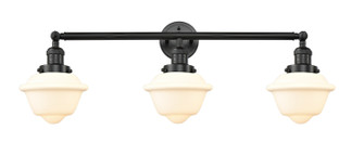 Franklin Restoration Three Light Bath Vanity in Matte Black (405|205-BK-G531)