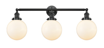Franklin Restoration Three Light Bath Vanity in Oil Rubbed Bronze (405|205-OB-G201-8)