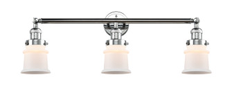 Franklin Restoration Three Light Bath Vanity in Polished Chrome (405|205-PC-G181S)