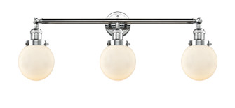 Franklin Restoration Three Light Bath Vanity in Polished Chrome (405|205-PC-G201-6)