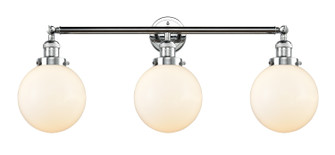 Franklin Restoration Three Light Bath Vanity in Polished Chrome (405|205-PC-G201-8)