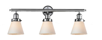 Franklin Restoration Three Light Bath Vanity in Polished Chrome (405|205-PC-G61)