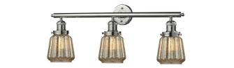 Franklin Restoration Three Light Bath Vanity in Polished Nickel (405|205-PN-G146)