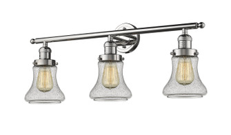 Franklin Restoration Three Light Bath Vanity in Polished Nickel (405|205-PN-G194)