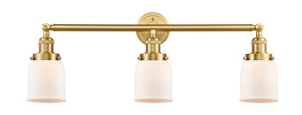 Franklin Restoration Three Light Bath Vanity in Satin Gold (405|205-SG-G51)