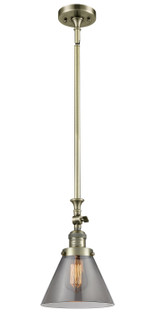 Franklin Restoration One Light Mini Pendant in Antique Brass (405|206-AB-G43)