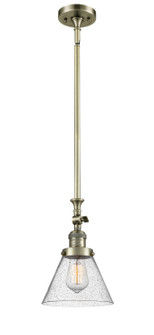 Franklin Restoration LED Mini Pendant in Antique Brass (405|206-AB-G44-LED)