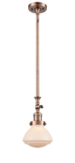 Franklin Restoration One Light Mini Pendant in Antique Copper (405|206-AC-G321)