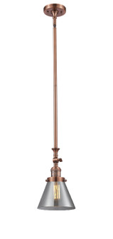 Franklin Restoration LED Mini Pendant in Antique Copper (405|206-AC-G43-LED)