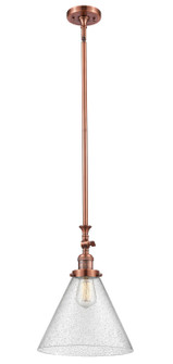 Franklin Restoration LED Pendant in Antique Copper (405|206-AC-G44-L-LED)