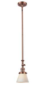 Franklin Restoration One Light Mini Pendant in Antique Copper (405|206-AC-G61)