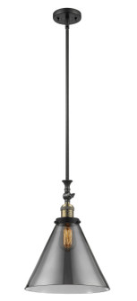 Franklin Restoration LED Mini Pendant in Black Antique Brass (405|206-BAB-G43-L-LED)