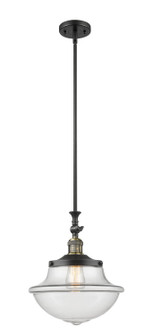 Franklin Restoration LED Mini Pendant in Black Antique Brass (405|206-BAB-G542-LED)