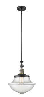 Franklin Restoration LED Mini Pendant in Black Antique Brass (405|206-BAB-G544-LED)