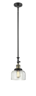 Franklin Restoration One Light Mini Pendant in Black Antique Brass (405|206-BAB-G72)