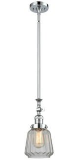 Franklin Restoration One Light Mini Pendant in Polished Chrome (405|206-PC-G142)