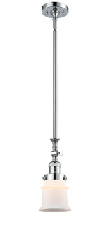 Franklin Restoration One Light Mini Pendant in Polished Chrome (405|206-PC-G181S)