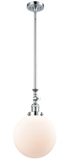 Franklin Restoration LED Mini Pendant in Polished Chrome (405|206-PC-G201-10-LED)